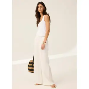 Mint Velvet Mint Velvet Linen Scallop Trouser